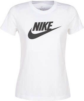 Nike sportswear essential icon futura shirt wit dames