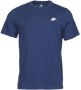 Nike Sportswear Club T-shirt T-shirts Kleding blue maat: XXL beschikbare maaten:S M L XL XS XXL - Thumbnail 1