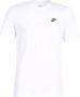 Nike Comfortabel Heren T-shirt Ar4997 White Heren - Thumbnail 4
