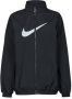 Nike Essential Geweven Jack Zwart Wit Black Dames - Thumbnail 1