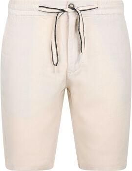 No Excess Korte Broek Linen Short Ecru