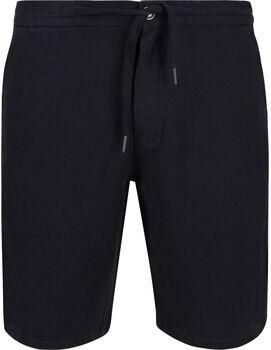 No Excess Korte Broek Linen Short Navy