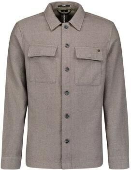 No Excess Onderhemd Overshirt Bouclé Grijs