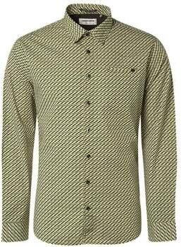 No Excess Overhemd Lange Mouw Overhemd Print Groen