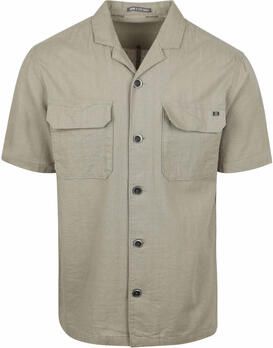 No Excess Overhemd Lange Mouw Short Sleeve Overhemd Groen