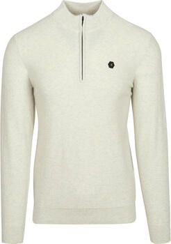 No Excess Sweater Half Zip Trui Kit Melange