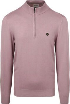 No Excess Sweater Half Zip Trui Mauve