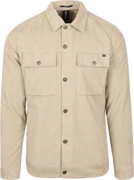 No Excess Sweater Overshirt Beige