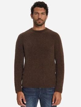 No Excess Sweater Trui Bouclé Melange Bruin
