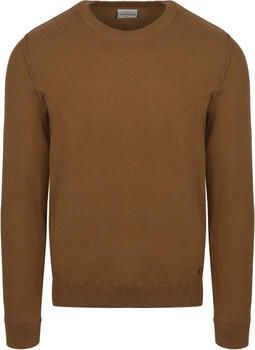 No Excess Sweater Trui Solid Jacquard Khaki
