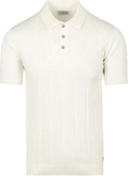 No Excess T-shirt Knitted Poloshirt Off White