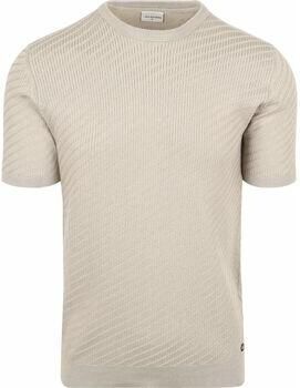 No Excess T-shirt Korte Mouw No-Excess Knitted T-Shirt Clay