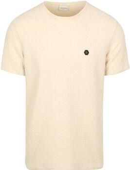 No Excess T-shirt Korte Mouw No-Excess T-Shirt Jacquard Ecru