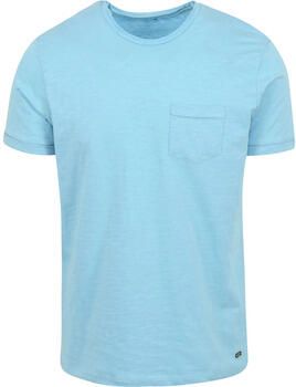 No Excess T-shirt T-Shirt Slubs Lichtblauw