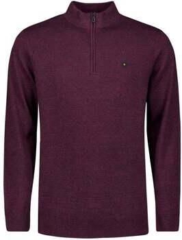 No Excess Trui Half Zip Trui Dark Wine Melange