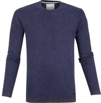 No Excess Sweater Pullover Pique Navy