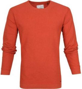 No-Excess Sweater Pullover Waffle Brick Oranje