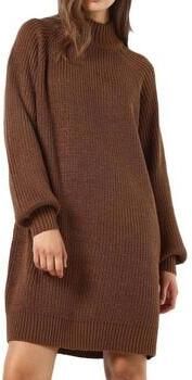 Noisy May Gebreide jurk met opstaande kraag model 'TIMMY' - Foto 3