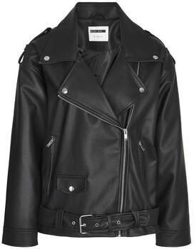 Noisy May Leren Jas Paulina Oversize Biker Curve
