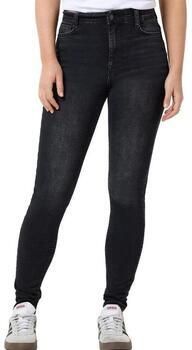 NOISY MAY high waist skinny jeans NMSATTY medium grey - Foto 3