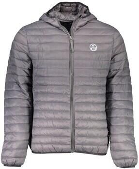 North Sails Grijze Polyamide Jas met Capuchon en Zakken Gray Heren