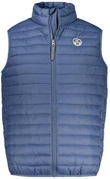 North Sails Blauwe Polyamide Jas met Rits Blue Heren