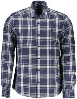 North Sails Blauw Geruit Overhemd met Lange Mouwen Blue Heren