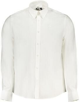 North Sails Wit Overhemd met Lange Mouwen en Italiaanse Kraag White Heren