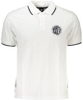 North Sails Polo Shirt met korte mouwen en contrastdetails White Heren - Foto 2