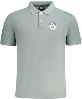 North Sails Groen Katoenen Poloshirt Klassieke Kraag Green Heren