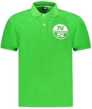 North Sails Groen Katoenen Poloshirt Klassieke Stijl Green Heren