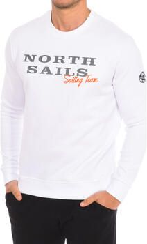 North Sails Witte Crewneck Sweatshirt met Lange Mouwen White Heren - Foto 2