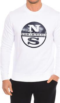 North Sails Witte Crewneck Sweatshirt met Lange Mouwen White Heren - Foto 2