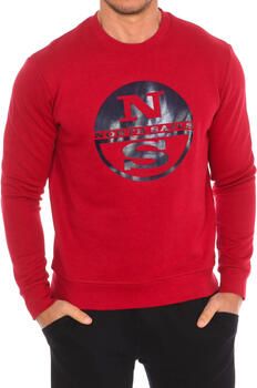 North Sails Chique Roze Bedrukte Sweatshirt met Lange Mouwen Red Heren - Foto 2
