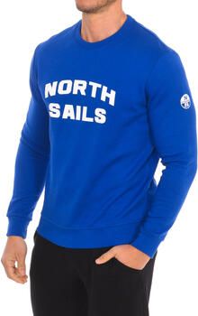 North Sails Blauwe Sweatshirt met Print en Lange Mouwen Blue Heren - Foto 3