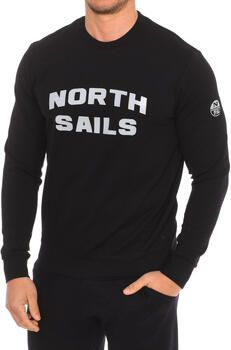 North Sails Zwart katoenmix crewneck sweatshirt Black Heren - Foto 3