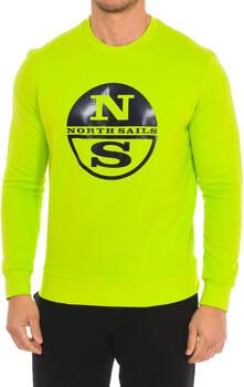 North Sails Heren Ronde Hals Sweatshirt Katoen Polyester Green Heren