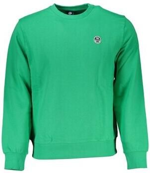 North Sails Geborsteld Katoenen Sweatshirt met Applique Logo Green Heren