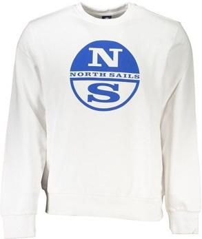North Sails Witte Sweatshirt met Print en Lange Mouwen White Heren
