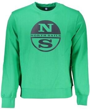 North Sails Groene sweatshirt met lange mouwen en print Green Heren
