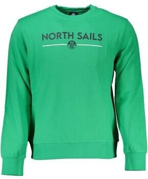North Sails Groene sweatshirt met lange mouwen en print Green Heren