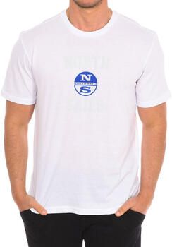 North Sails Witte Crewneck T-shirt met Front Print White Heren - Foto 5