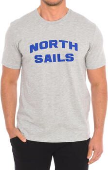North Sails Grijze Katoenen Ronde Hals T-Shirt Gray Heren - Foto 2