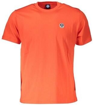 North Sails Rood Katoenen T-Shirt met Iconisch Logo Red Heren - Foto 2