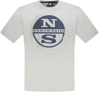 North Sails Grijze Katoenen Crew Neck T-Shirt Gray Heren