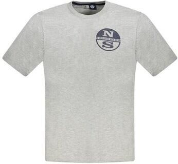 North Sails Grijze Katoenen Crew Neck T-Shirt Gray Heren