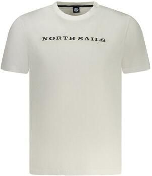 North Sails Witte Katoenen Crew Neck T-Shirt White Heren