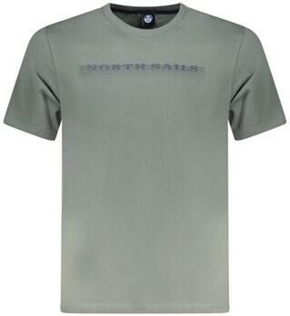 North Sails Groene Katoenen Crew Neck T-Shirt Green Heren
