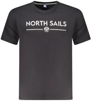 North Sails Zwarte Katoenen Crew Neck T-Shirt Black Heren