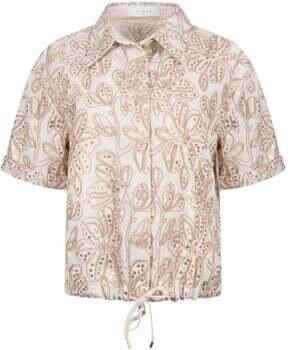 NUKUS Dames Blouses Leonora Blouse Paillet Zand - Foto 8